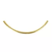 Tube 112x5 mm Doré à l'or fin x1