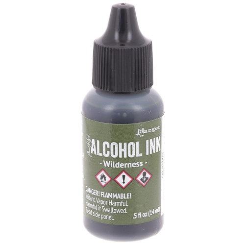 Encre transparente à alcool Adirondack Tim Holtz 14ml Wilderness x1