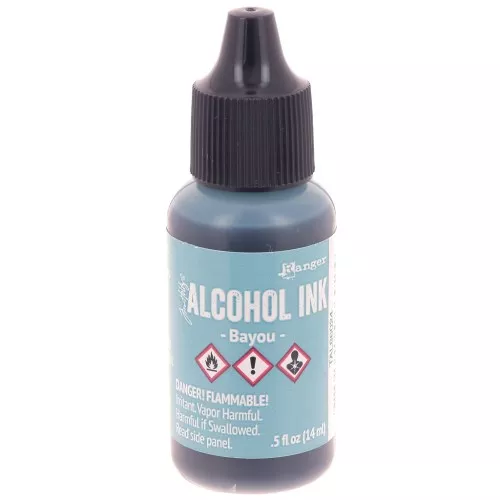 Encre transparente à alcool Adirondack Tim Holtz 14ml - Bayou x1