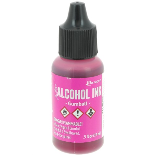 Encre transparente à alcool Adirondack Tim Holtz 14ml Gumball x1
