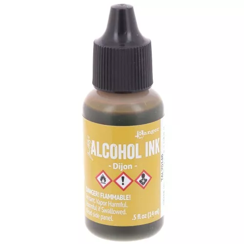 Encre transparente à alcool Adirondack Tim Holtz 14ml - Dijon x1