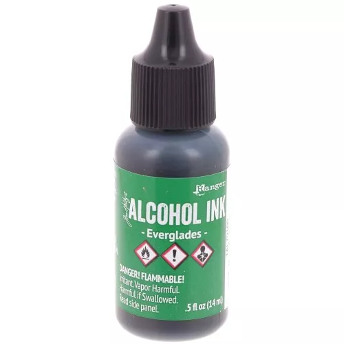 Encre transparente à alcool Adirondack Tim Holtz 14ml - Everglades x1