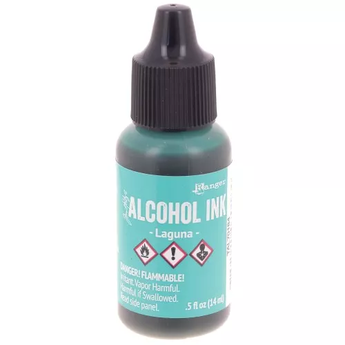 Encre transparente à alcool Adirondack Tim Holtz 14ml - Laguna x1