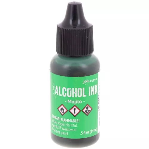 Encre transparente à alcool Adirondack Tim Holtz 14ml - Mojito x1