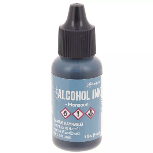 Encre transparente à alcool Adirondack Tim Holtz 14ml - Monsoon x1
