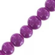Rondes imitation gemme 6 mm Amethyst x85cm