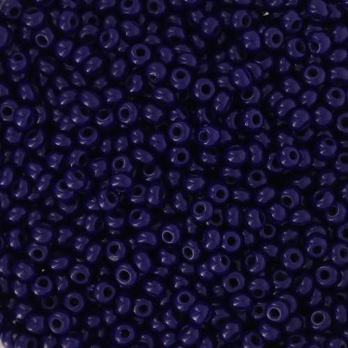 Perles rocailles Preciosa  11/0 2 mm - Opaque Dark Blue x20g