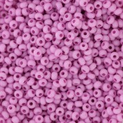 Perles rocailles Preciosa  11/0 2 mm - - Solgel - Pink 3 Dyed Chalkwhite x20g