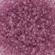 Perles rocailles Preciosa 11/0 2 mm - - Solgel - Violet 2 Dyed Crystal x20g