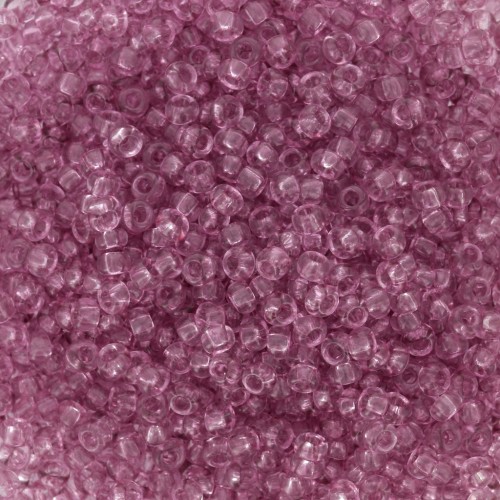 Perles rocailles Preciosa 11/0 2 mm - - Solgel - Violet 2 Dyed Crystal x20g