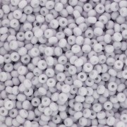 Perles rocailles Preciosa  11/0 2 mm - - Solgel - Violet 1 Dyed Chalkwhite x20g