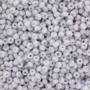 Perles rocailles Preciosa  11/0 2 mm - - Solgel - Violet 1 Dyed Chalkwhite x20g