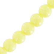 Rondes imitation gemme 6 mm Jaune Pâle x85cm|raw }}