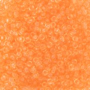 Perles rocailles Preciosa 11/0 2 mm - - Solgel - Orange 2 Dyed Crystal x20g
