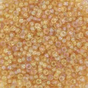 Perles rocailles Preciosa  11/0 2 mm - - Light Topaz AB x20g