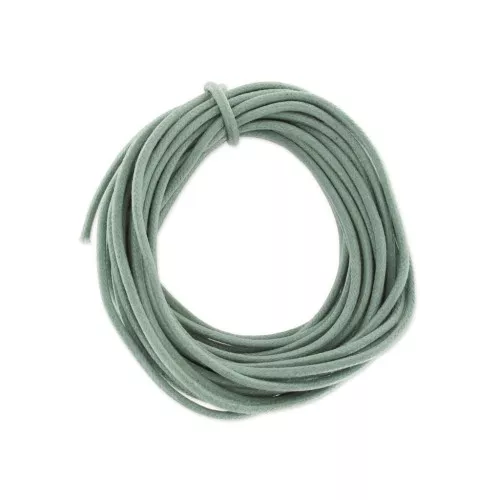 Coton ciré 2 mm Vert pastel x5 m
