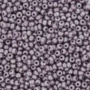 Perles rocailles Preciosa 11/0 2 mm - - Opaque Dark Violet Sfinx x20g