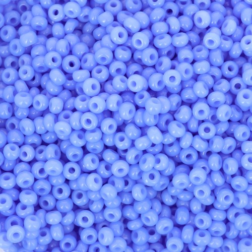 Perles rocailles Preciosa  11/0 2 mm - - Alabaster Blue x20g