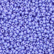 Perles rocailles Preciosa 11/0 2 mm - - Opaque Blue Sfinx x20g