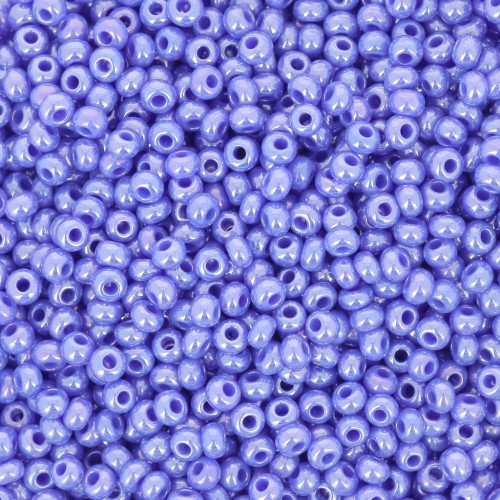 Perles rocailles Preciosa 11/0 2 mm - - Opaque Blue Sfinx x20g