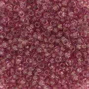 Perles rocailles Preciosa   11/0 2 mm - - Crystal Rose Luster x20g