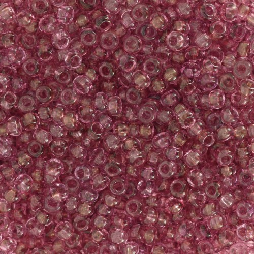 Perles rocailles Preciosa   11/0 2 mm - - Crystal Rose Luster x20g