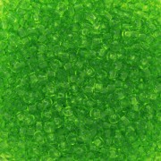 Perles rocailles Preciosa  11/0 2 mm - - Transparent Green x20g