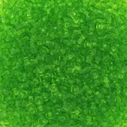 Perles rocailles Preciosa  11/0 2 mm - - Transparent Green x20g