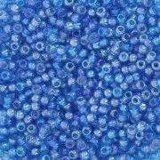 Perles rocailles Preciosa 11/0 2 mm - - Aquamarine AB x20g