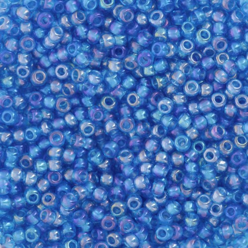 Perles rocailles Preciosa 11/0 2 mm - - Aquamarine AB x20g
