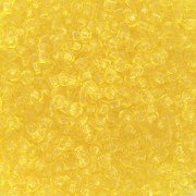 Perles rocailles Preciosa 11/0 2 mm - - Transparent Yellow Amber x20g