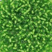 Perles rocailles Preciosa 9/0 2.5 mm - Dark Peridot Silver Lined x250g
