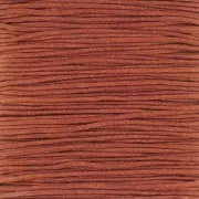 Fil de jade / Fil nylon tressé 0.8 mm Terracotta x50 m