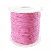 Fil de jade / Fil nylon tressé 0.8 mm Rose Fuchsia x120 m