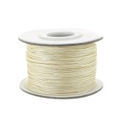 Fil de jade / Fil nylon tressé 0.8 mm Ecru x50m|raw }}