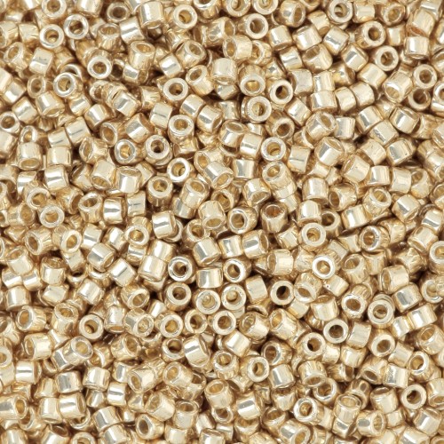 Miyuki Delica Duracoat 11/0 DB2501 - Galvanized Pale Gold - paquet de 100g