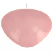 Vieux Rose - Perle plate irrégulière en résine opaque 20x27 mm - Vieux rose x1 Perle plate irrégulière en résine opaque 20x27 mm - Vieux rose x1