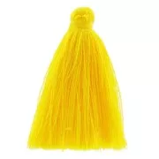 Pompon imitation coton 43-46 mm Jaune x1