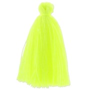 Pompon imitation coton 43-46 mm Jaune Fluo x1|raw }}