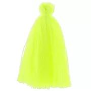 Pompon imitation coton 43-46 mm Jaune Fluo x1