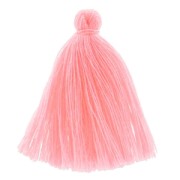 Pompon imitation coton 43-46 mm Light Rose Fluo x1|raw }}