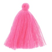 Pompon imitation coton 43-46 mm Fuchsia x1|raw }}
