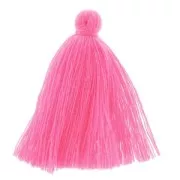Pompon imitation coton 43-46 mm Fuchsia x1