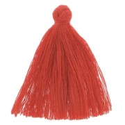 Pompon imitation coton 43-46 mm Rouge x1