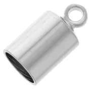 Embouts pour cordon 6 mm - Argenté x4