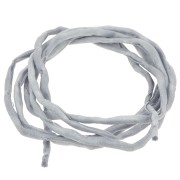 Cordon de soie 2 mm - Gris x1m|raw }}