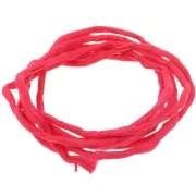 Cordon de soie 2 mm - Rouge x1m