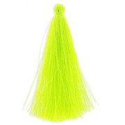 Pompon imitation soie 88-93 mm Jaune Fluo x1|raw }}