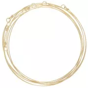 Bracelet semainier - 7 joncs - 65 mm - Acier inoxydable 304 Doré