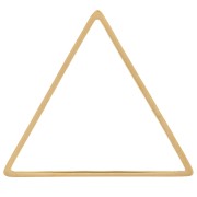 Anneau de montage et tissage triangle 20x22.5 mm - Acier inoxydable 304L Doré x1|raw }}